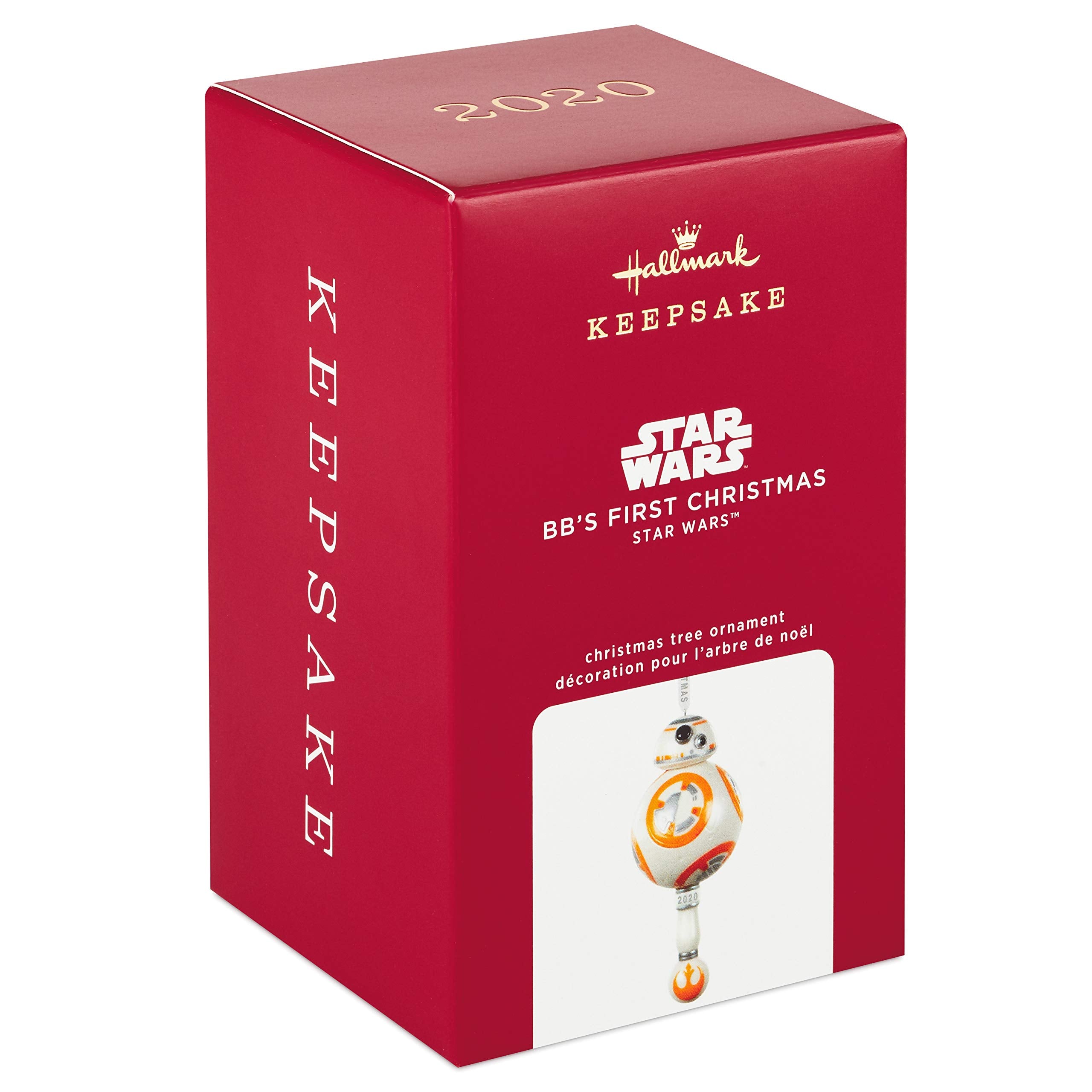 Hallmark Keepsake Christmas Ornament 2020, Star Wars: The Force Awakens BB-8 with Sound