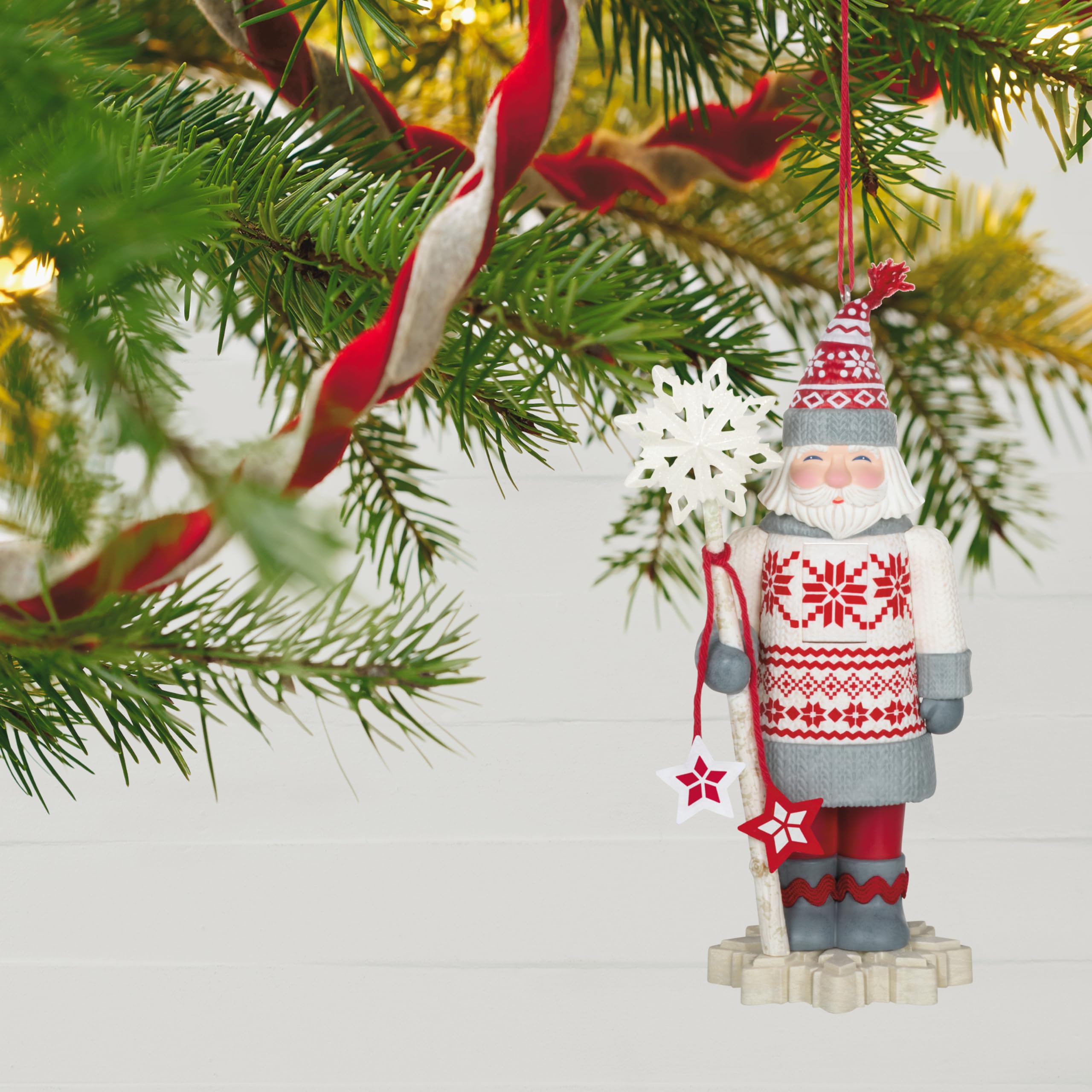 Hallmark Keepsake Christmas Ornament 2023, Noble Nutcrackers Snowfall Prince, Gifts for Her