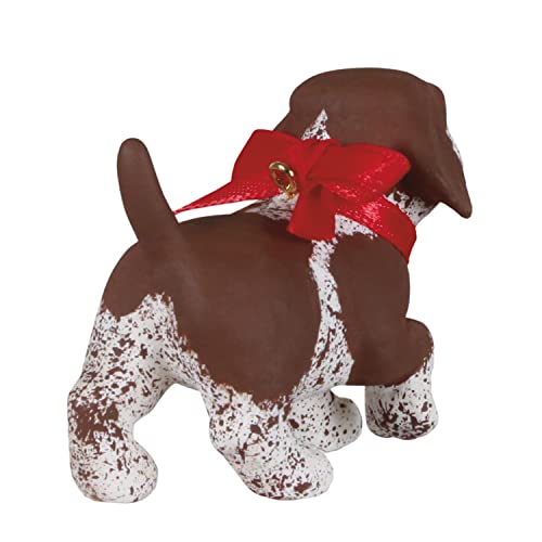 Hallmark Keepsake Christmas Ornament 2022 Year-Dated, Puppy Love German Shorthaired Pointer