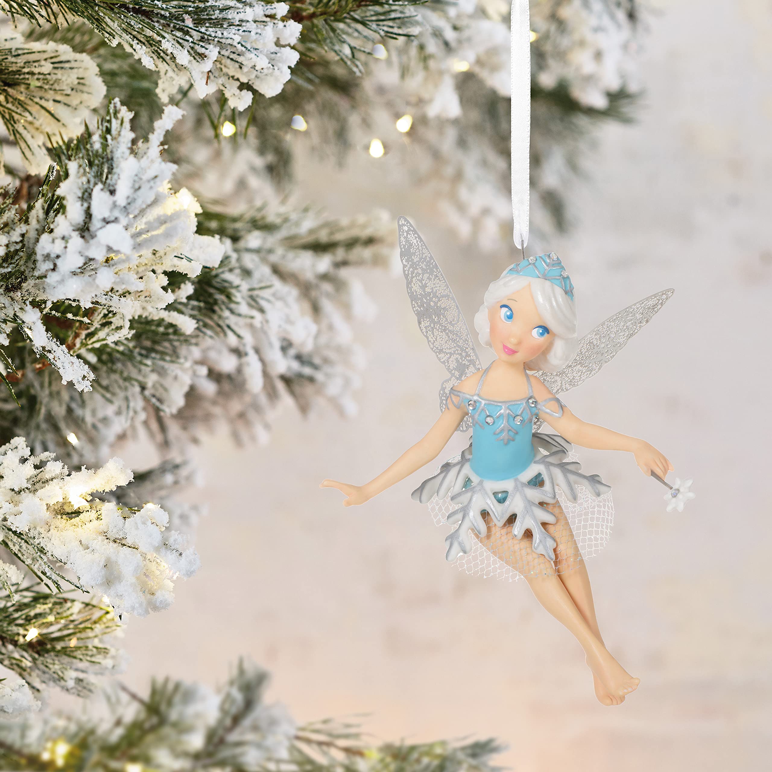 Hallmark Keepsake Christmas Ornament 2021, Fanciful Fairy, Porcelain and Metal