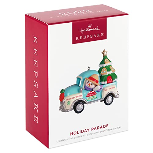 Hallmark Keepsake Plastic Christmas Ornament 2022 Year-Dated, Holiday Parade Garden Center Truck