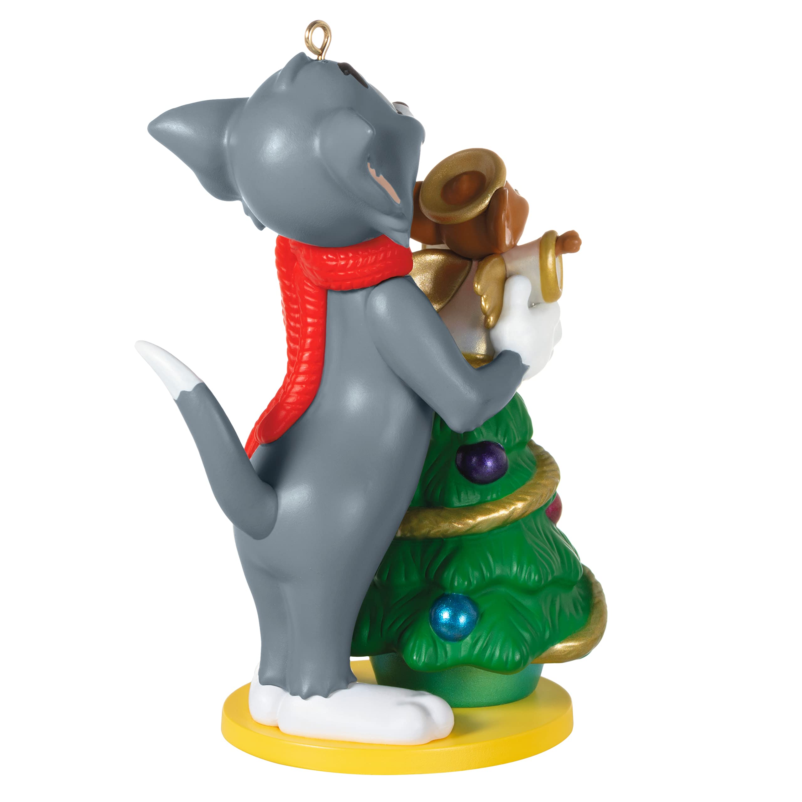 Hallmark Keepsake Plastic Christmas Ornament 2022, Tom and Jerry Decorating The Tree