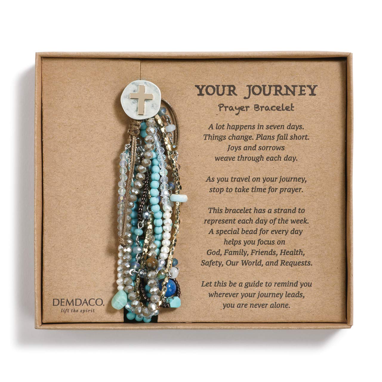 Turquoise Your Journey Prayer Bracelet