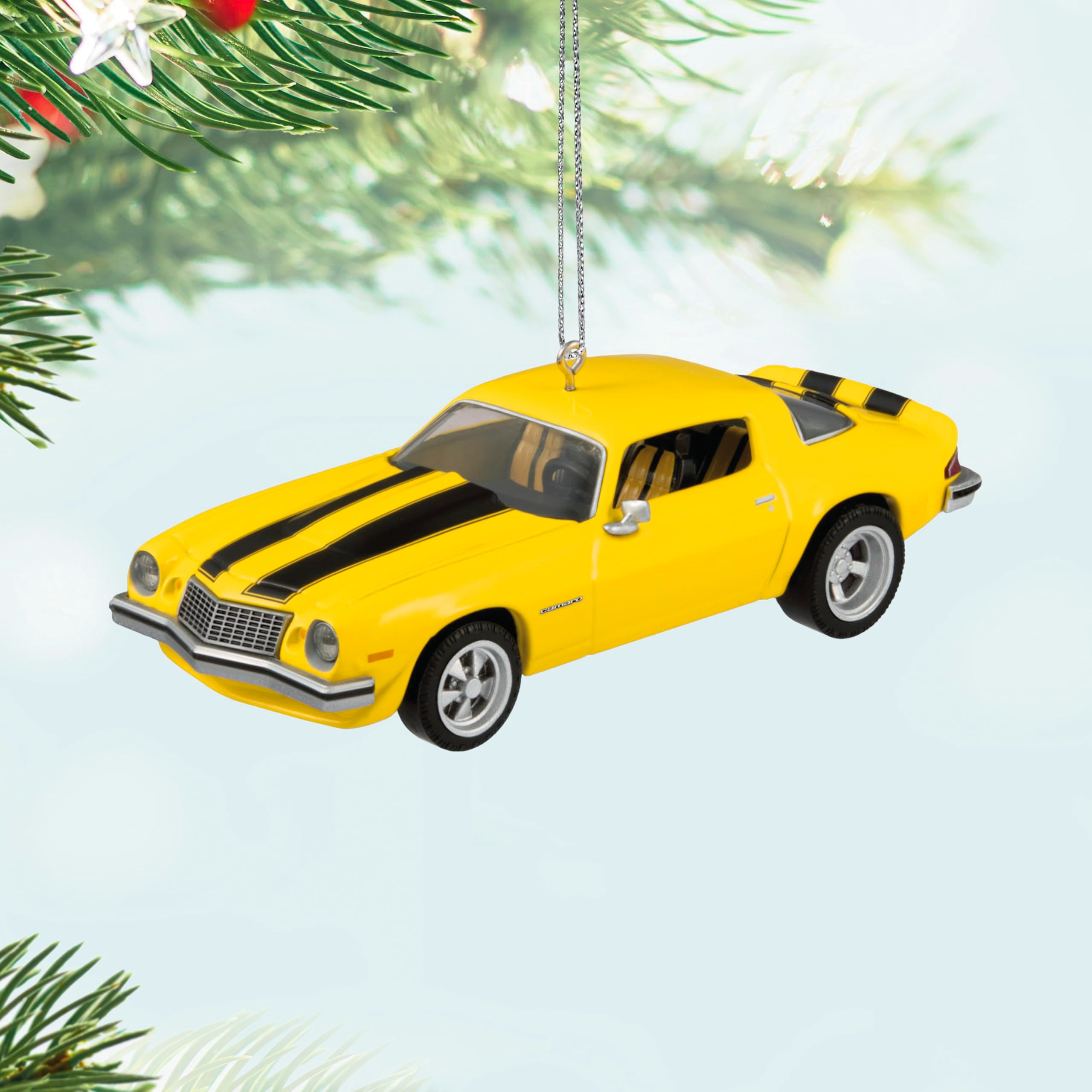 1976 Chevrolet Camaro Bumblebee Transformers The Cars' The Star 2025 Hallmark Christmas Ornament
