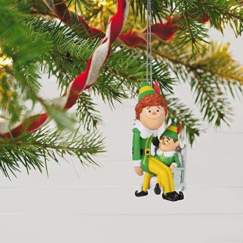 Hallmark Keepsake Christmas Ornament 2022, Papa Elf and Buddy The Elf