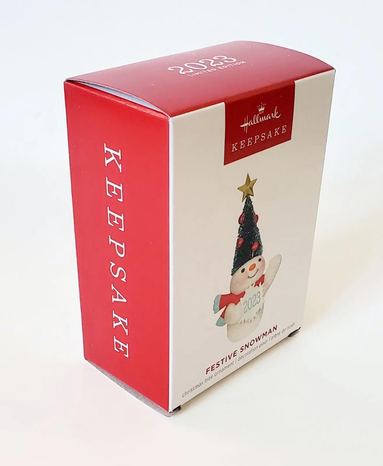 Hallmark Keepsake Christmas Ornament 2023 "FESTIVE SNOWMAN" Limited Edition VIP