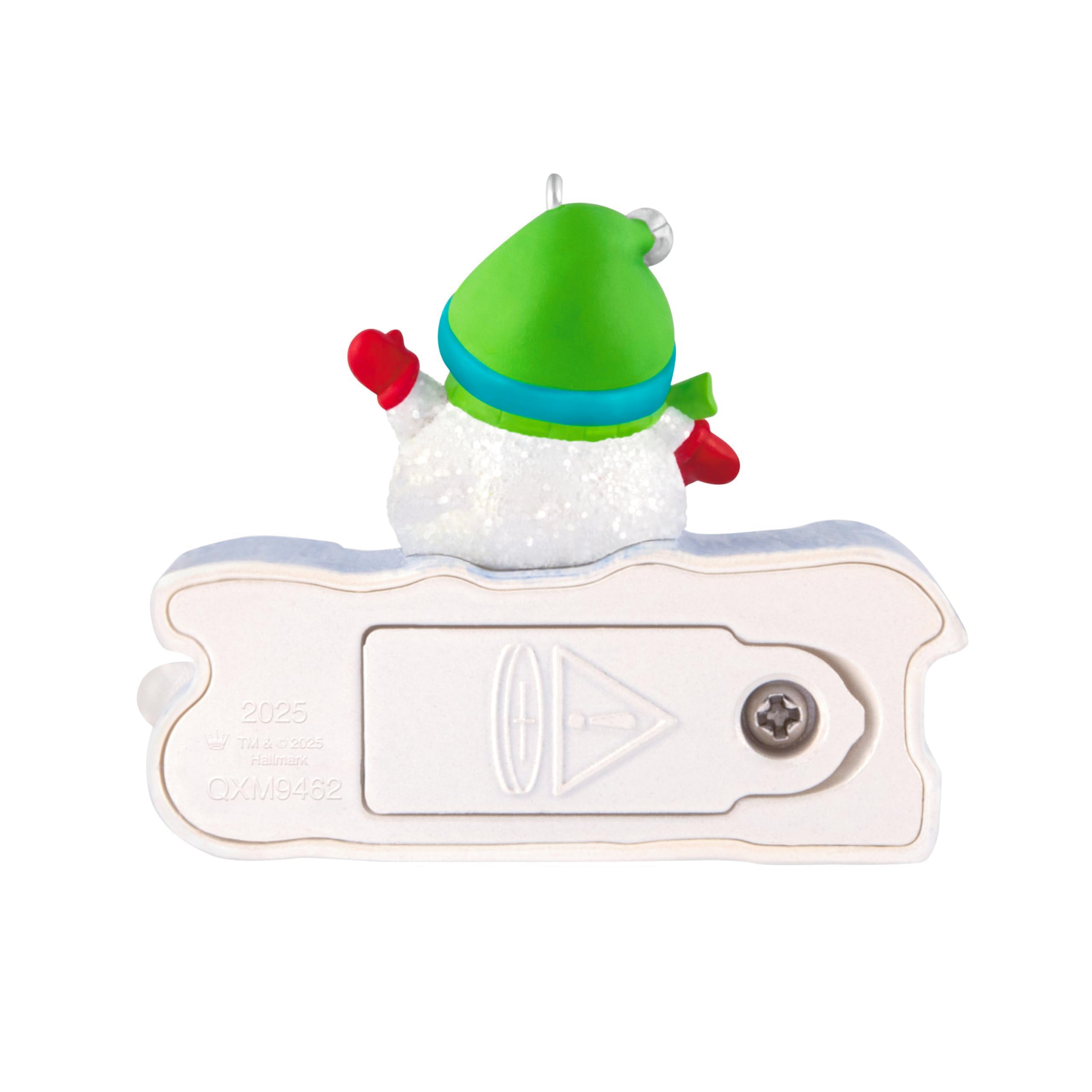 Hallmark Keepsake Mini Christmas Ornament (A Snowy 2025) 1.25" Tiny Ornament for Tabletop Tree