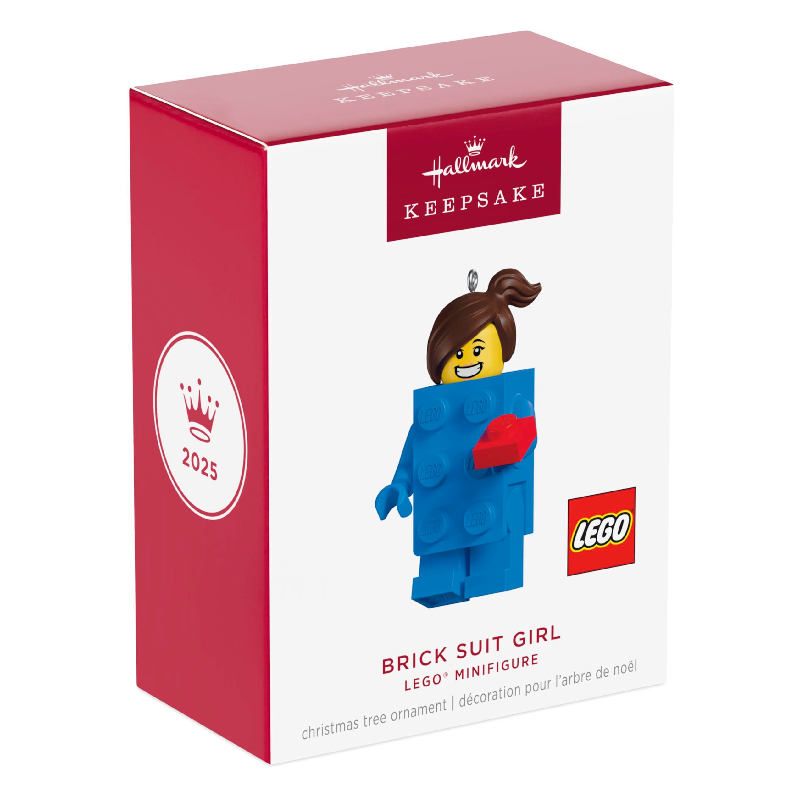 Brick Suit Girl Lego Minifigure 2025 Hallmark Keepsake Ornament