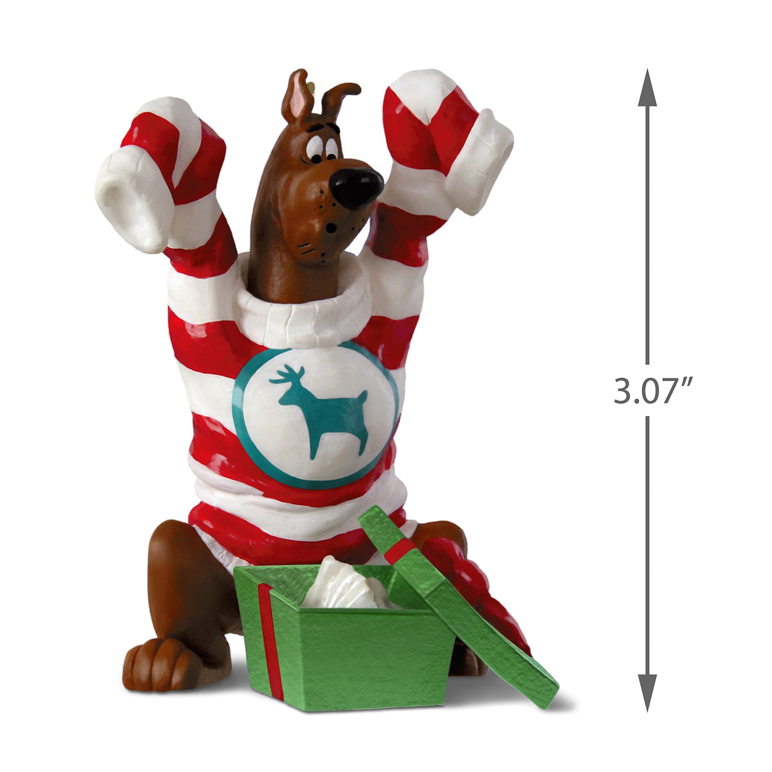 Hallmark Keepsake Christmas Ornament 2018 Year Dated, Scooby Doo An Oversize Surprise, Scooby-Doo