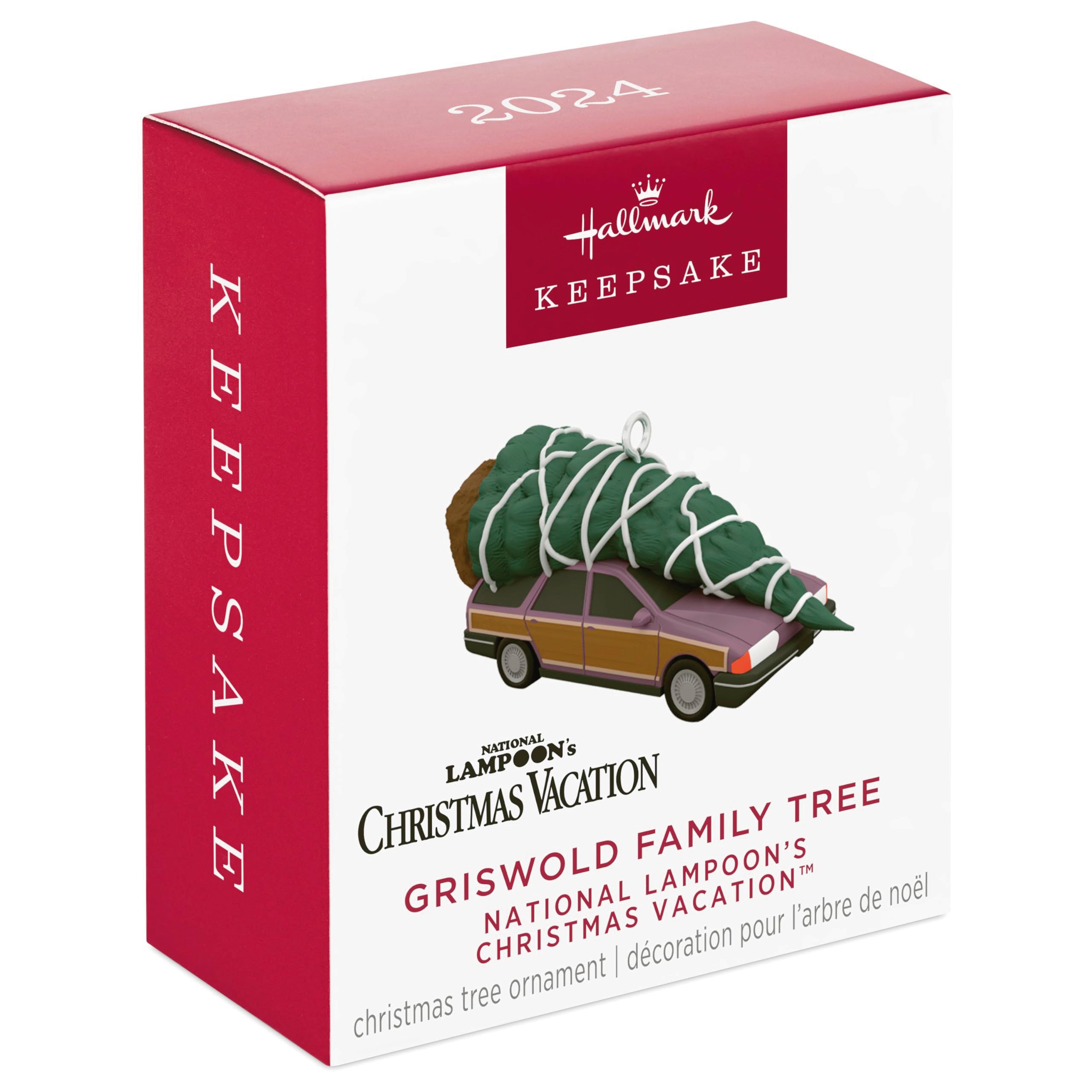 Hallmark Keepsake 0.8" Mini Christmas Ornament, National Lampoon's Christmas Vacation Griswold Family Tree, Christmas Movie Gifts