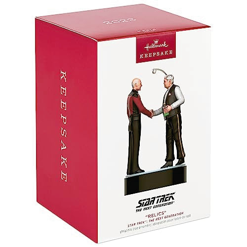 Hallmark Keepsake Christmas Ornament 2023, Star Trek: The Next Generation Relics Ornament with Sound, Gifts for Trekkies