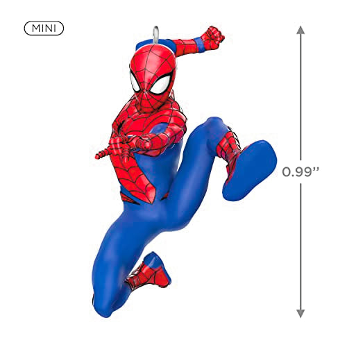 Hallmark Keepsake Miniature Christmas Ornaments 2023, Marvel Spider-Man and Miles Morales, Mini Set of 2