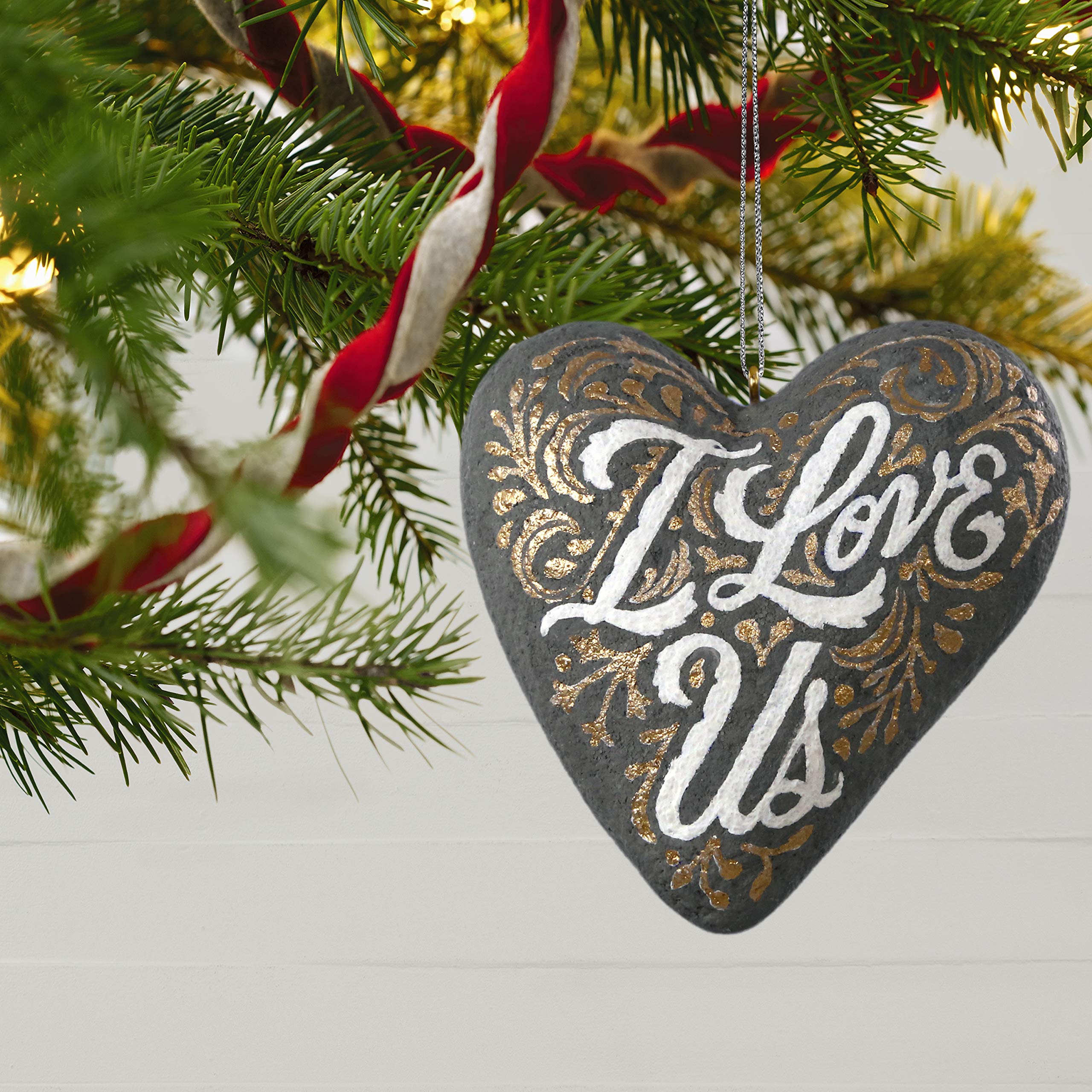 Hallmark Keepsake Christmas Ornament 2019 I I Love Us Heart