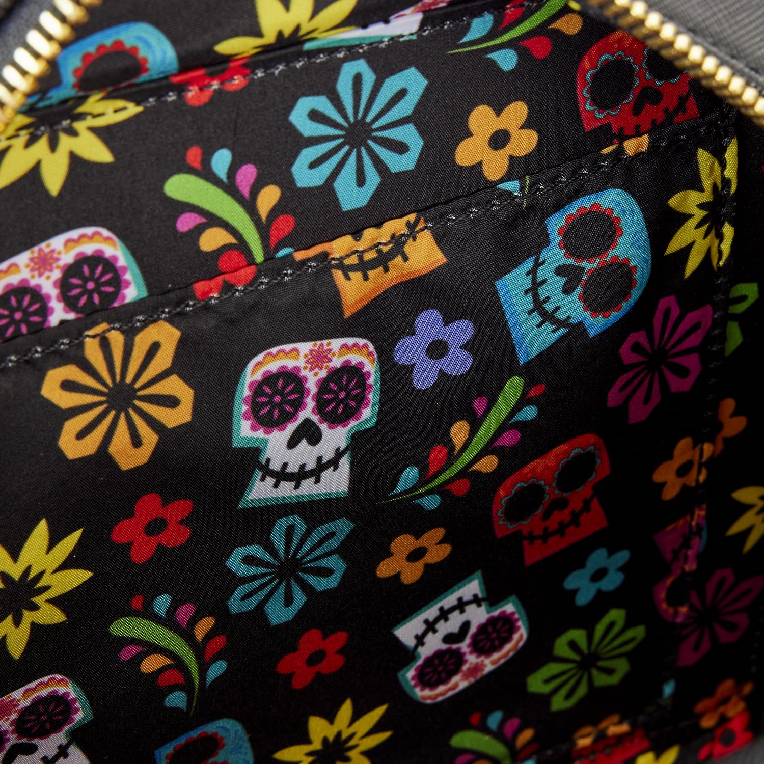 Loungefly Coco Miguel Calavera Floral Skull Crossbody Bag Purse