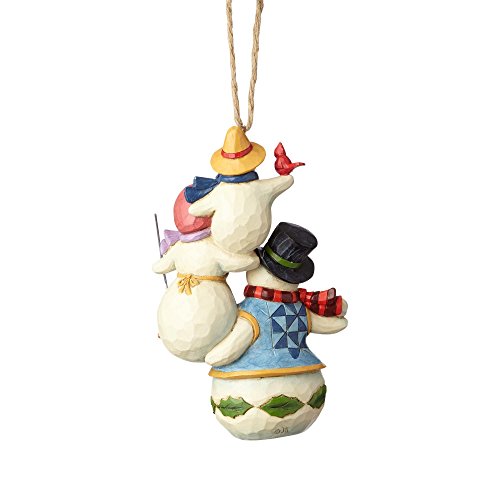 Enesco Stacked Snowman Family Ornament