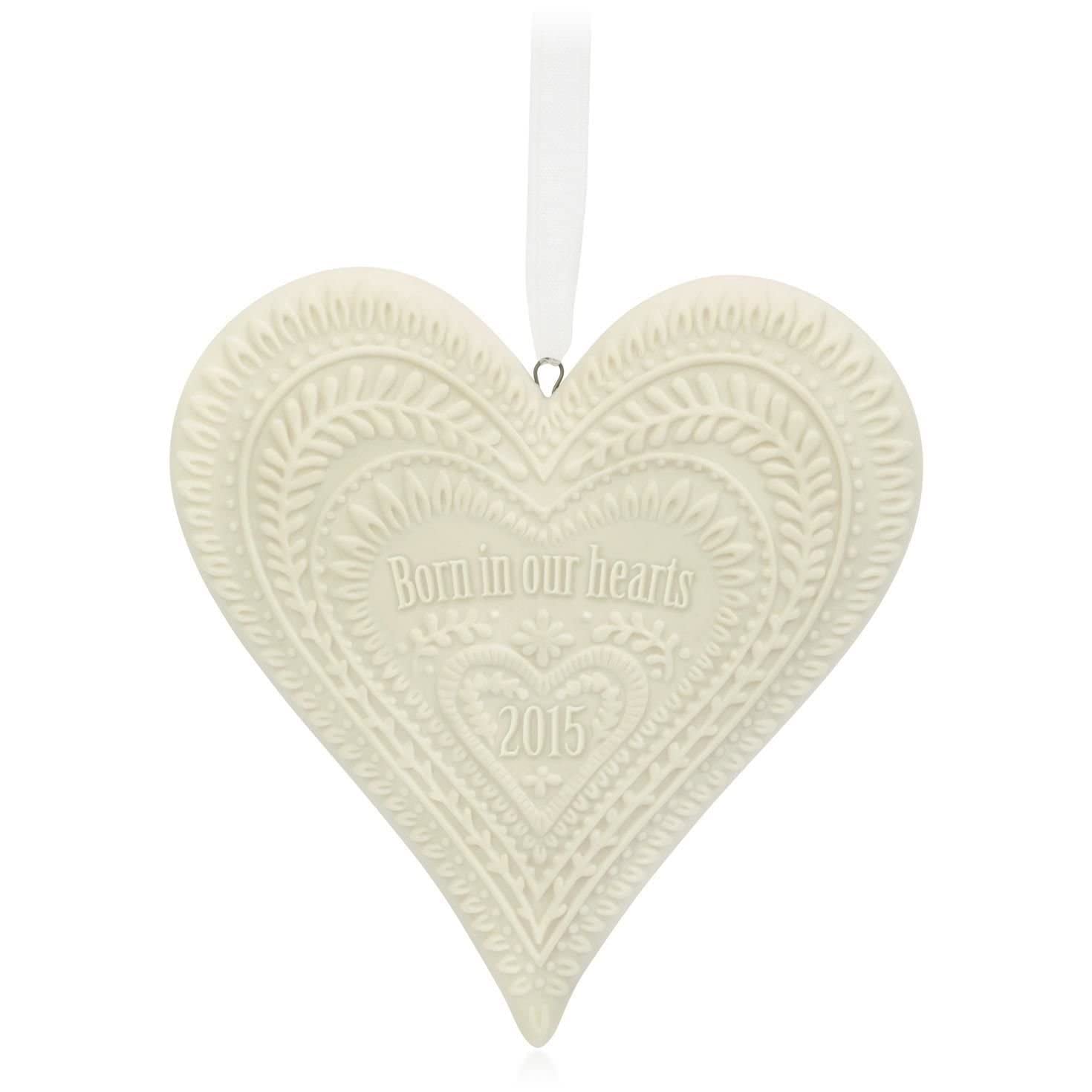 Hallmark Keepsake Ornament Born in Our Hearts Adoption 2015