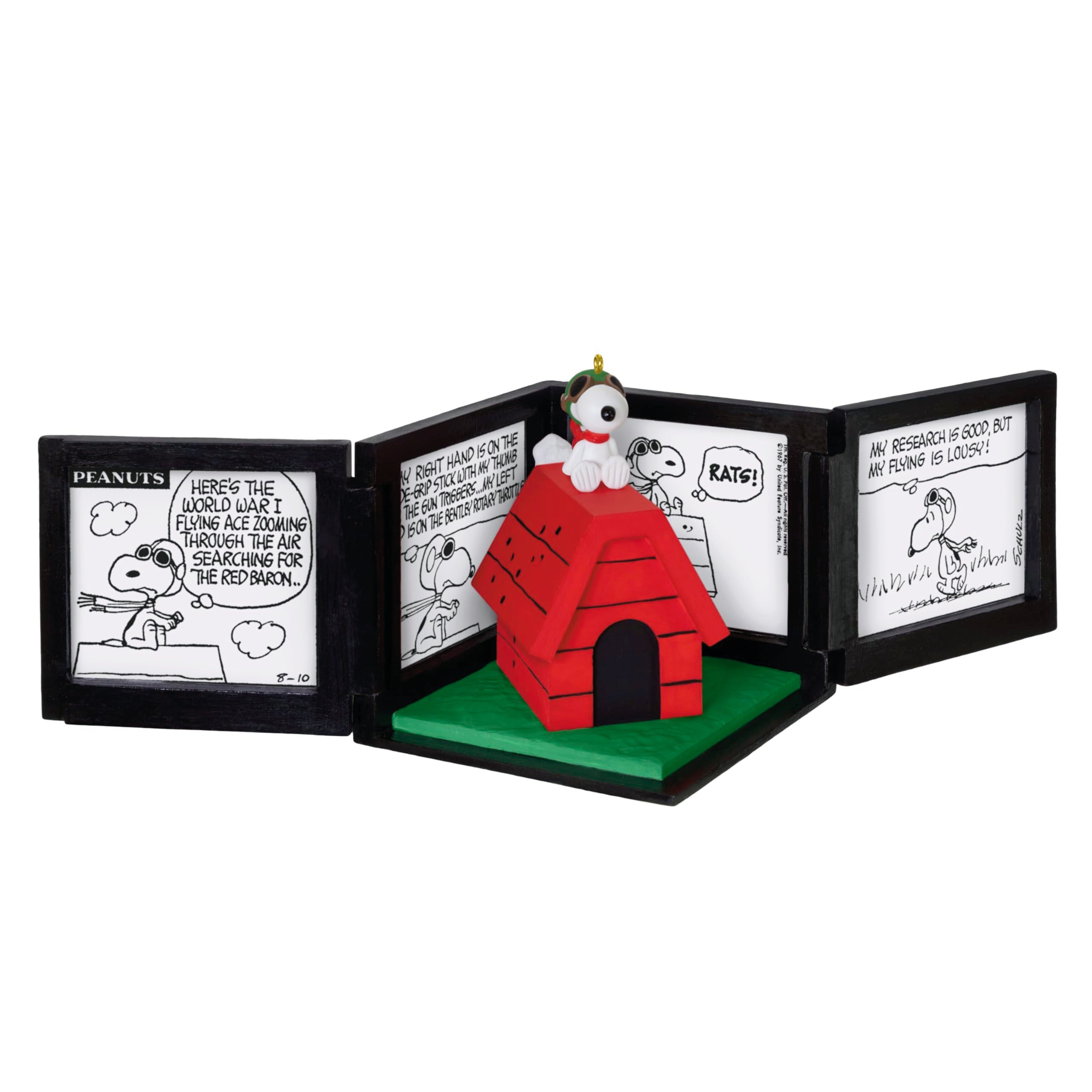 Snoopy as the Flying Ace 2025 Hallmark Keepsake Christmas Ornament
