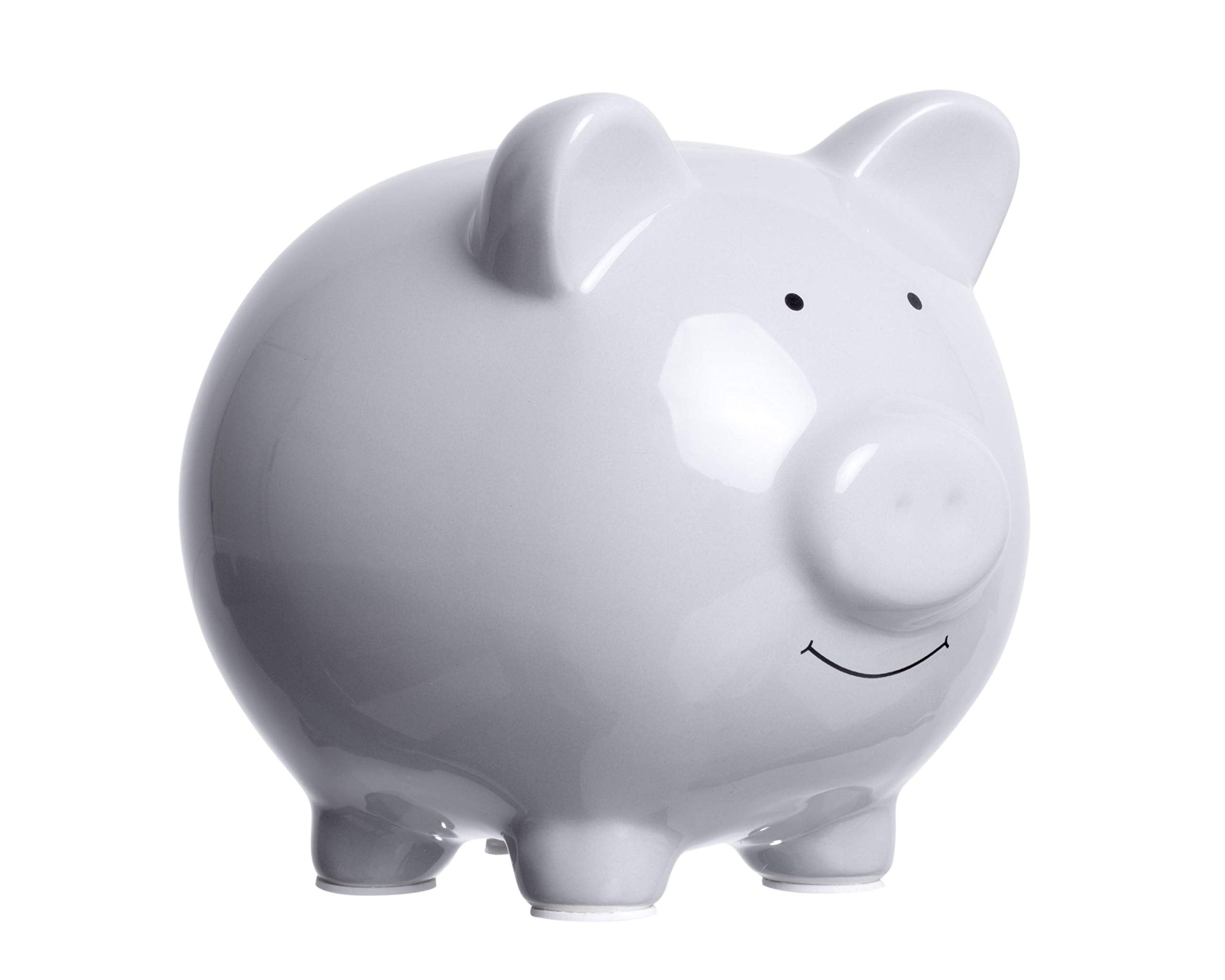 GRAY PIGGY BANK