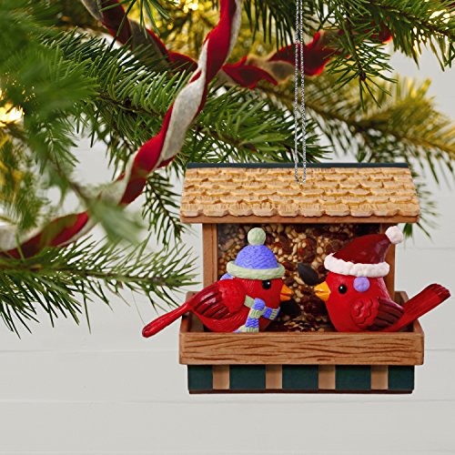 Hallmark Keepsake Christmas Ornament 2018 Year Dated Red Cardinal Carol of The Bird with Music and Motion