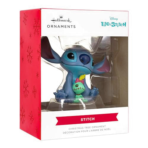 Christmas Ornament Disney Lilo Stitch Stitch with Scrump