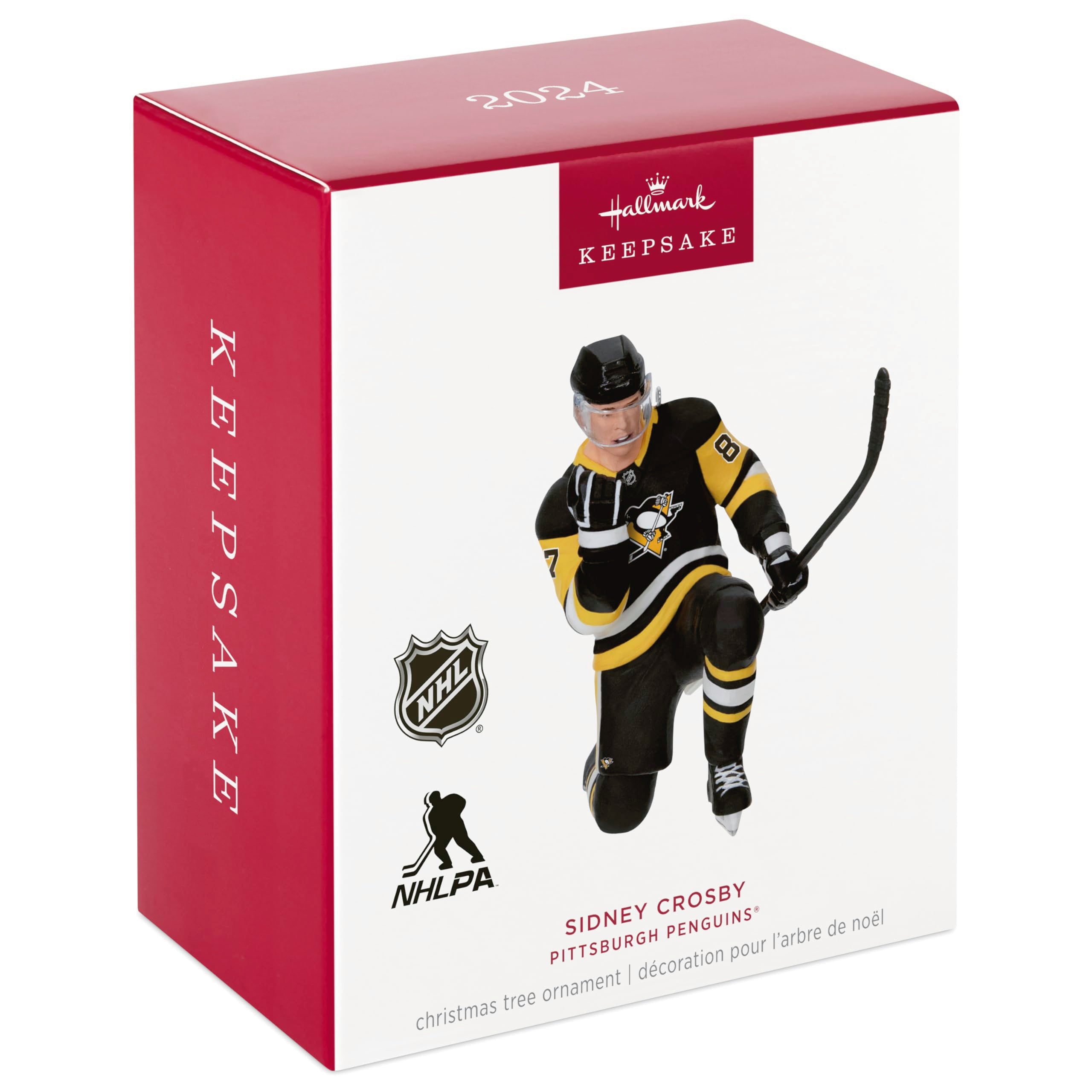 Hallmark Keepsake Christmas Ornament 2024, NHL Sidney Crosby Pittsburgh Penguins Hockey Ornament, Sports Gifts
