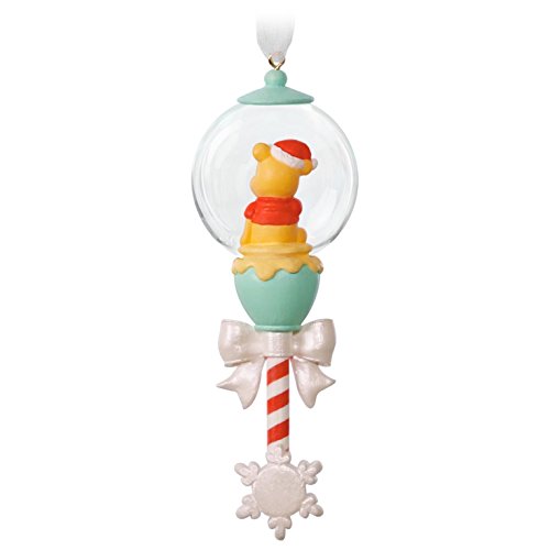 Hallmark Keepsake 2017 Disney Winnie The Pooh Baby's First Christmas Rattle Dated Christmas Ornament