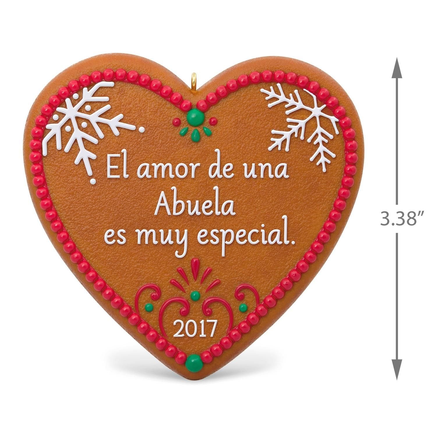 Hallmark Keepsake Ornament Amor de UNA Abuela 2017