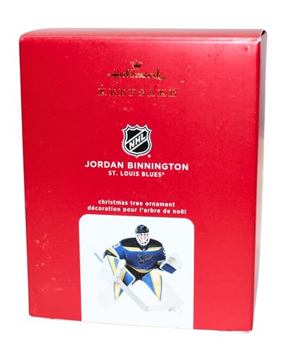Hallmark Keepsake Christmas Ornament 2020, NHL St. Louis Blues Jordan Binnington