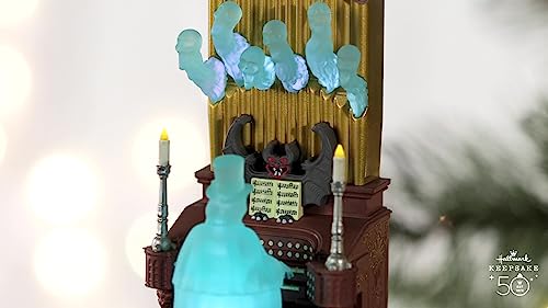 Hallmark Keepsake Christmas Ornament 2023, Disney The Haunted Mansion Collection Victor Geist with Light and Sound, Gifts for Disney Fans