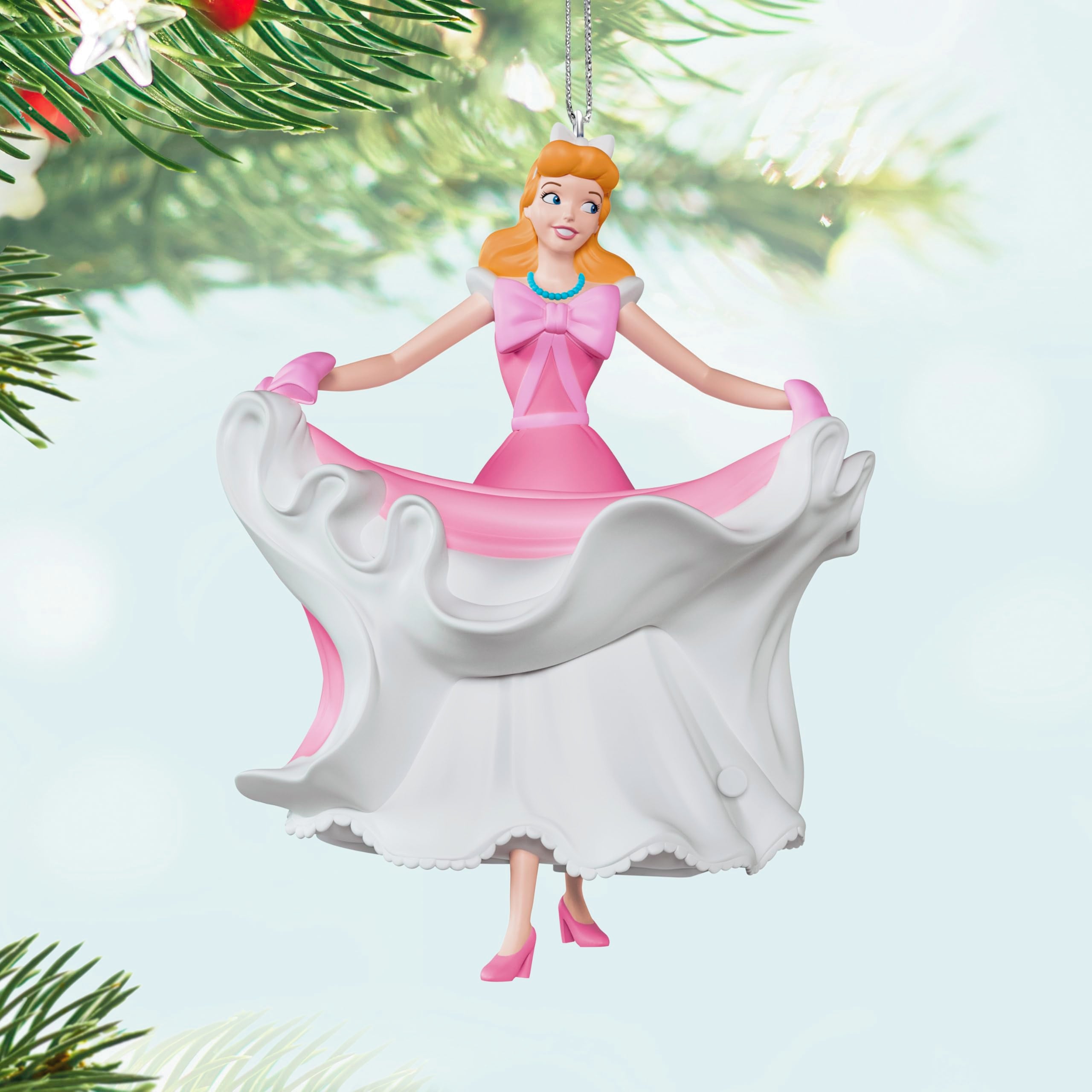 A Lovely Dress for Cinderelly, Disney Cinderella 2025 Hallmark Christmas Ornament