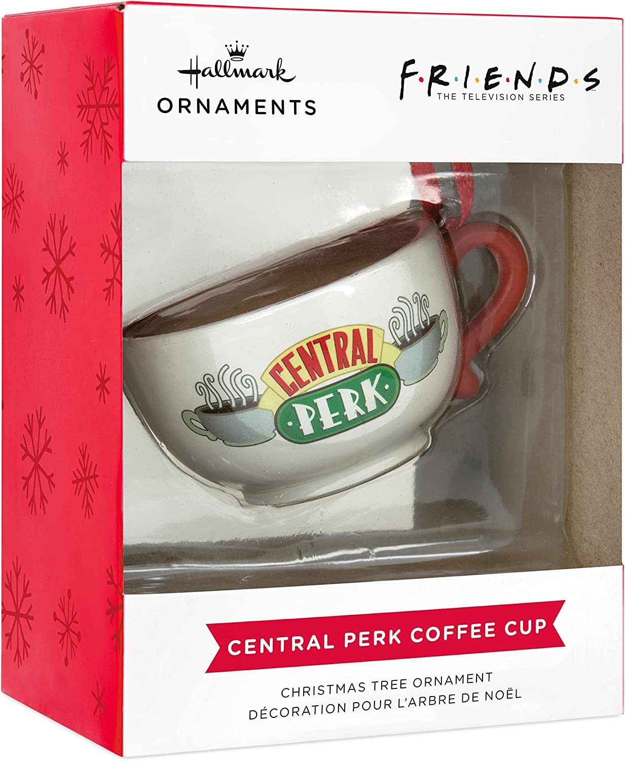 Hallmark Friends Central Perk Coffee Cup Christmas Tree Ornament