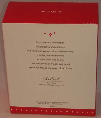 Hallmark Keepsake Ornament A Homecoming of The Heart Glass Disk 2015