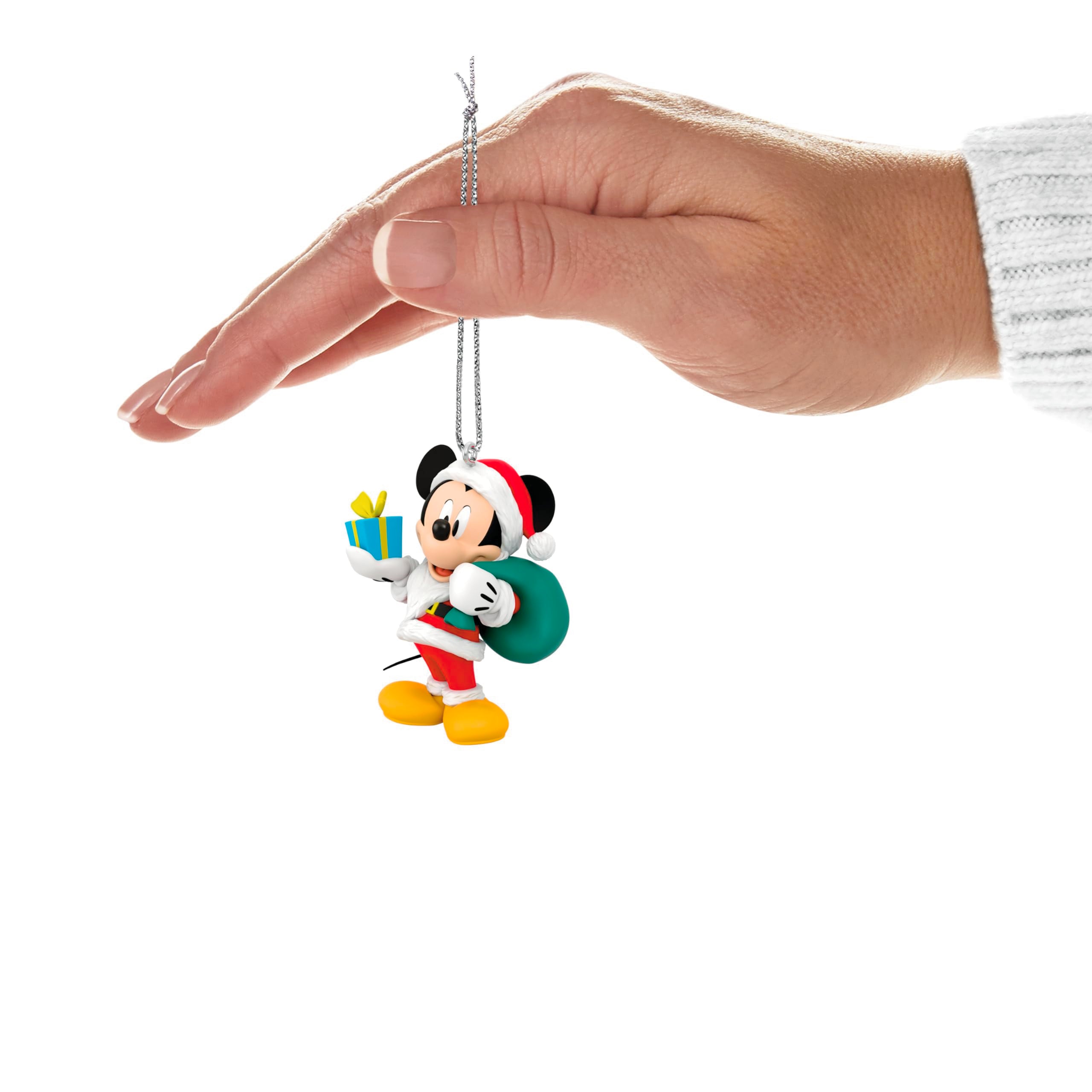 Hallmark Keepsake Christmas Ornament 2024, Disney All About Mickey! Santa Mickey, Gifts for Disney Fans