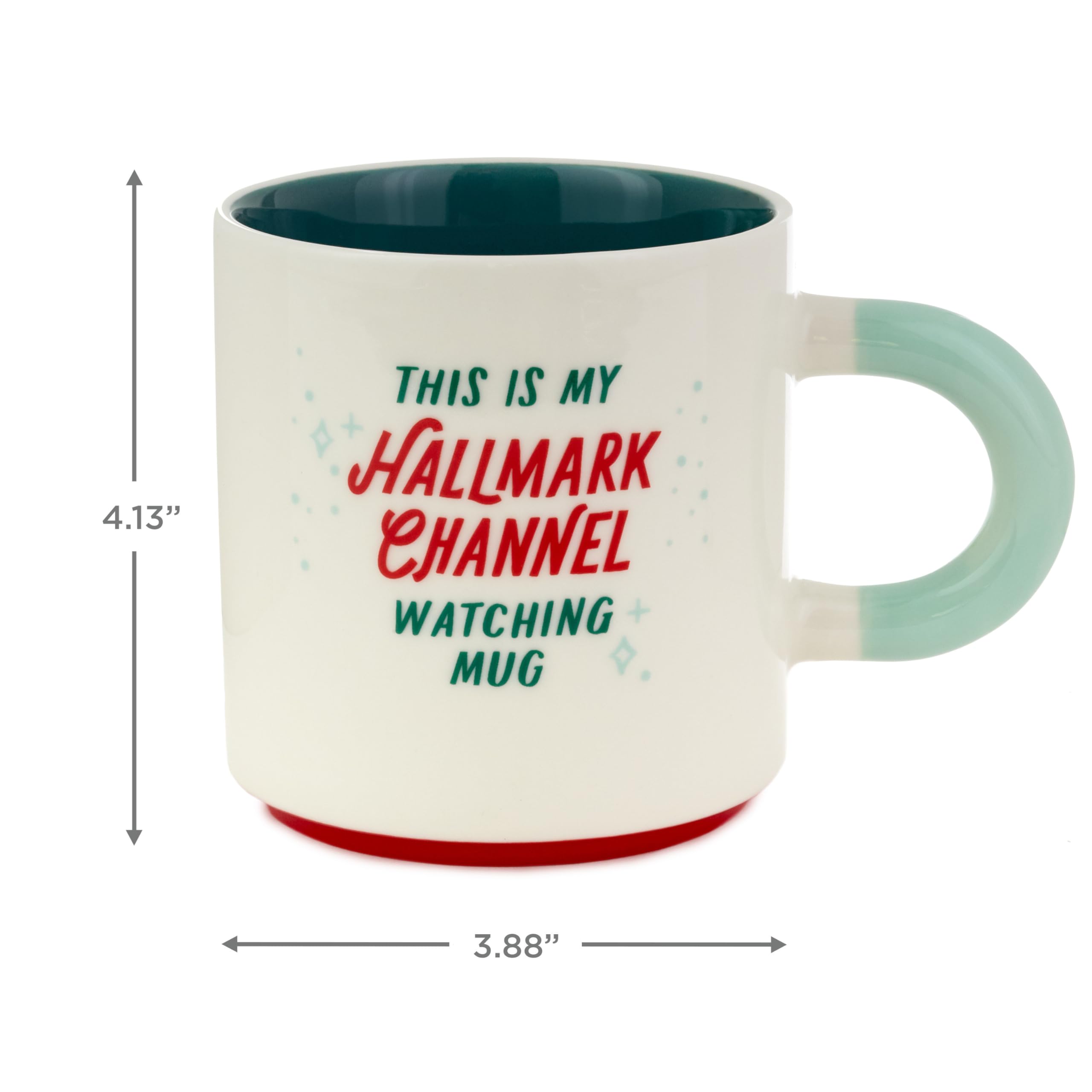 Hallmark Channel Christmas Coffee Mug ("This is My Hallmark Channel Watching Mug") 17 oz.