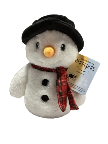 Warm Pals Snowy Snowman Microwavable Heated Lavender Scented Plush NWT