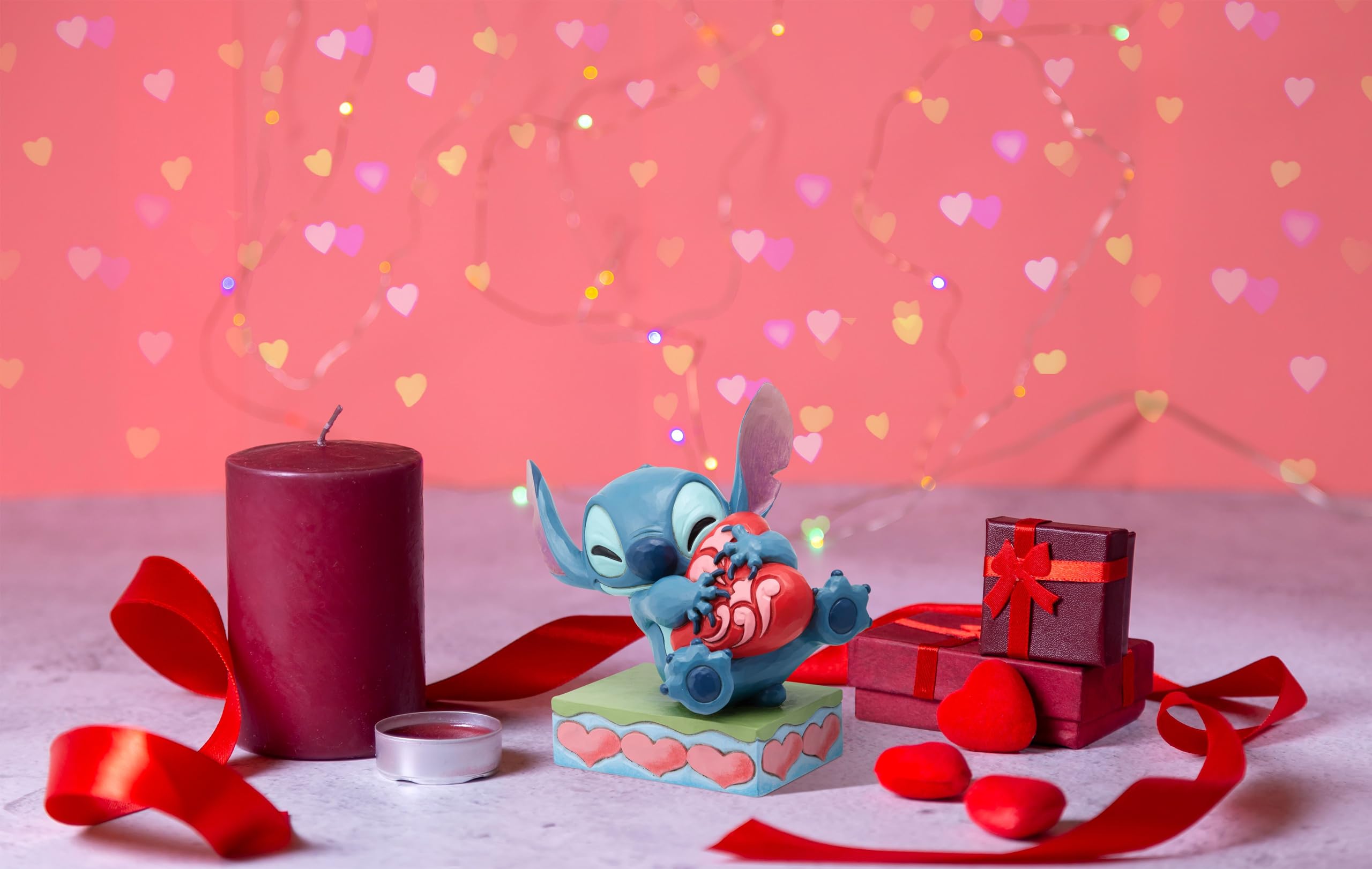 Stitch Hugging Heart