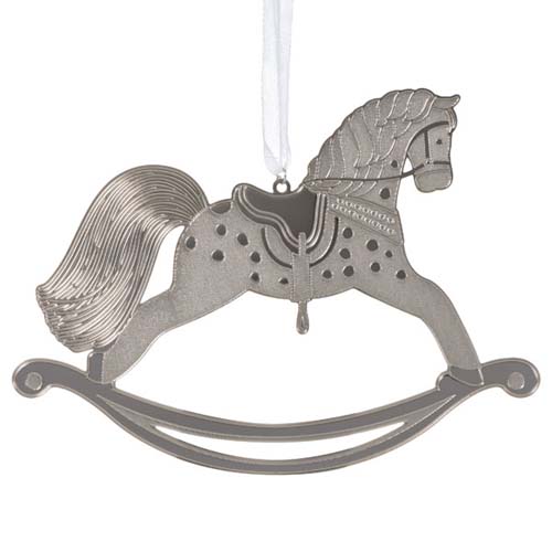 Hallmark Keepsake Ornament Rocking Horse Gift 2021 - Metal