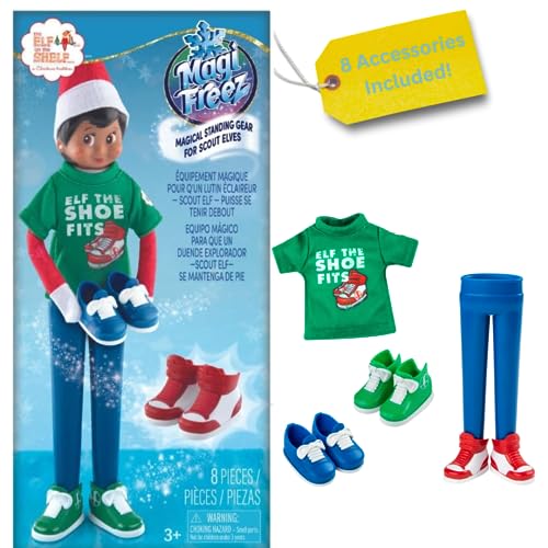 The Elf on the Shelf MagiFreez® Cool Kicks Sneaker Trio-Mix and Match Sneaker Accessory Pack for Your Scout Elf