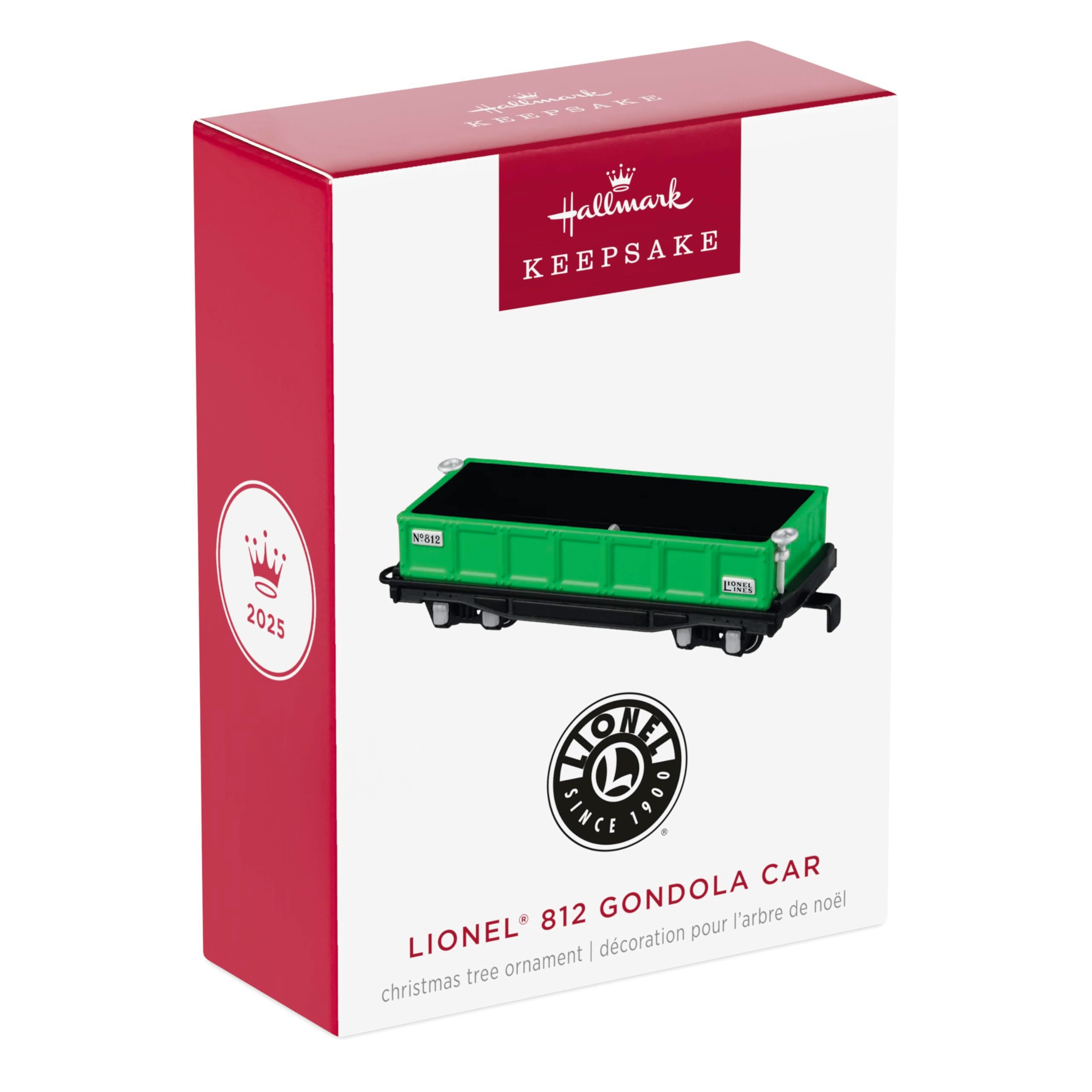 Lionel 812 Gondola Car 2025 Hallmark Keepsake Christmas Ornament