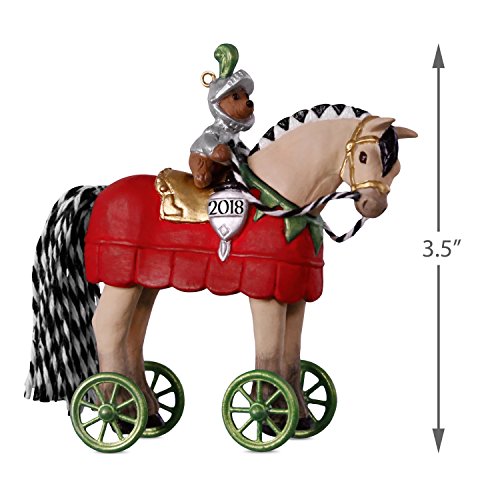 Hallmark Keepsake Christmas Ornament 2018 Year Dated, A Pony for Christmas Knight in Shining Armor