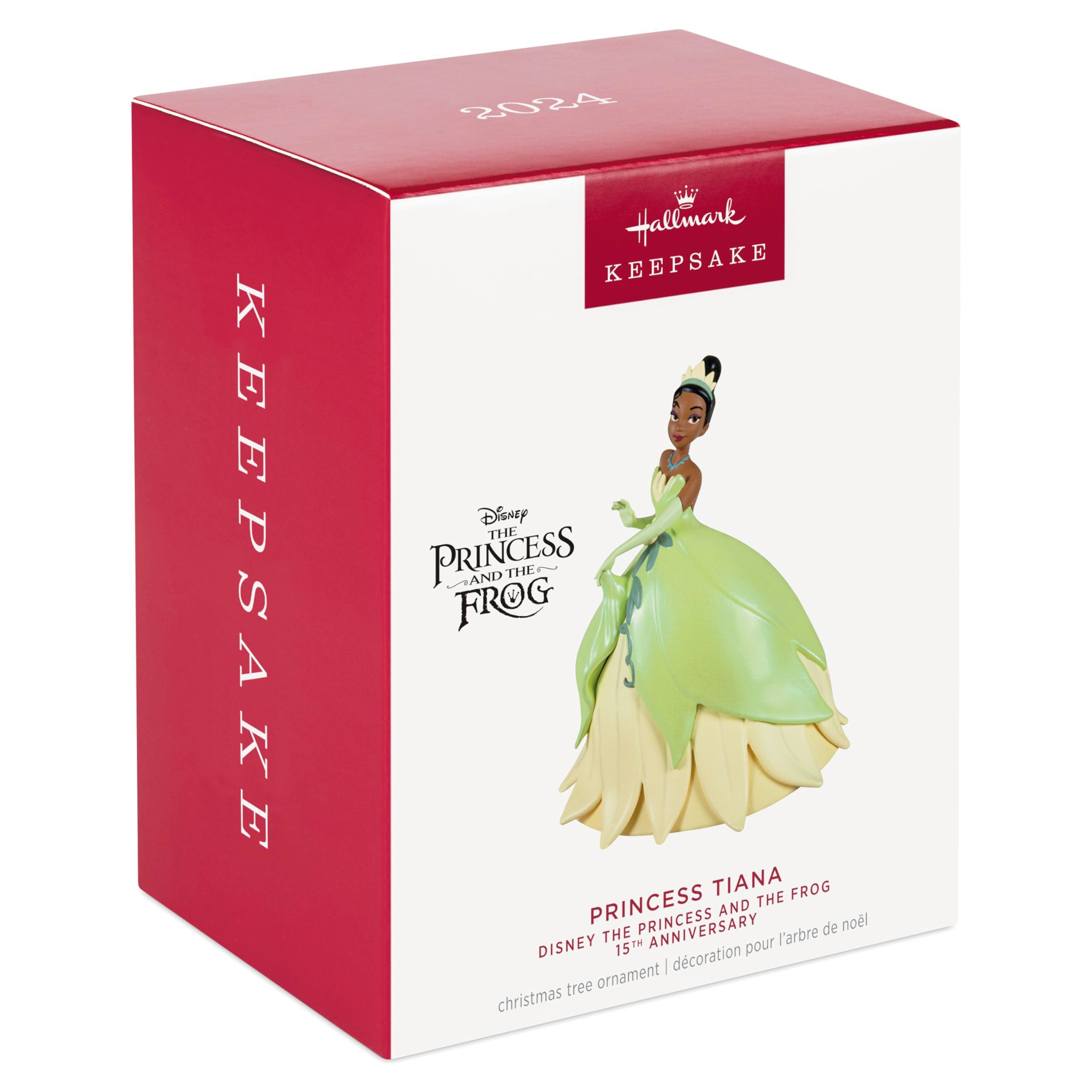 Hallmark Keepsake Disney Princess and the Frog Christmas Ornament 2024, 15th Anniversary Tiana