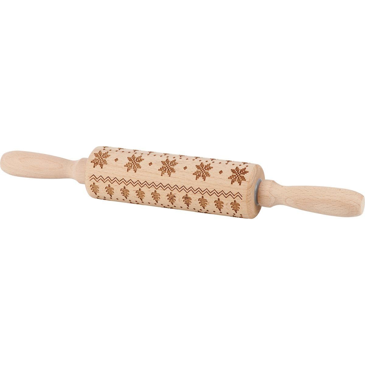 Primitives by Kathy - Christmas Small Rolling Pin