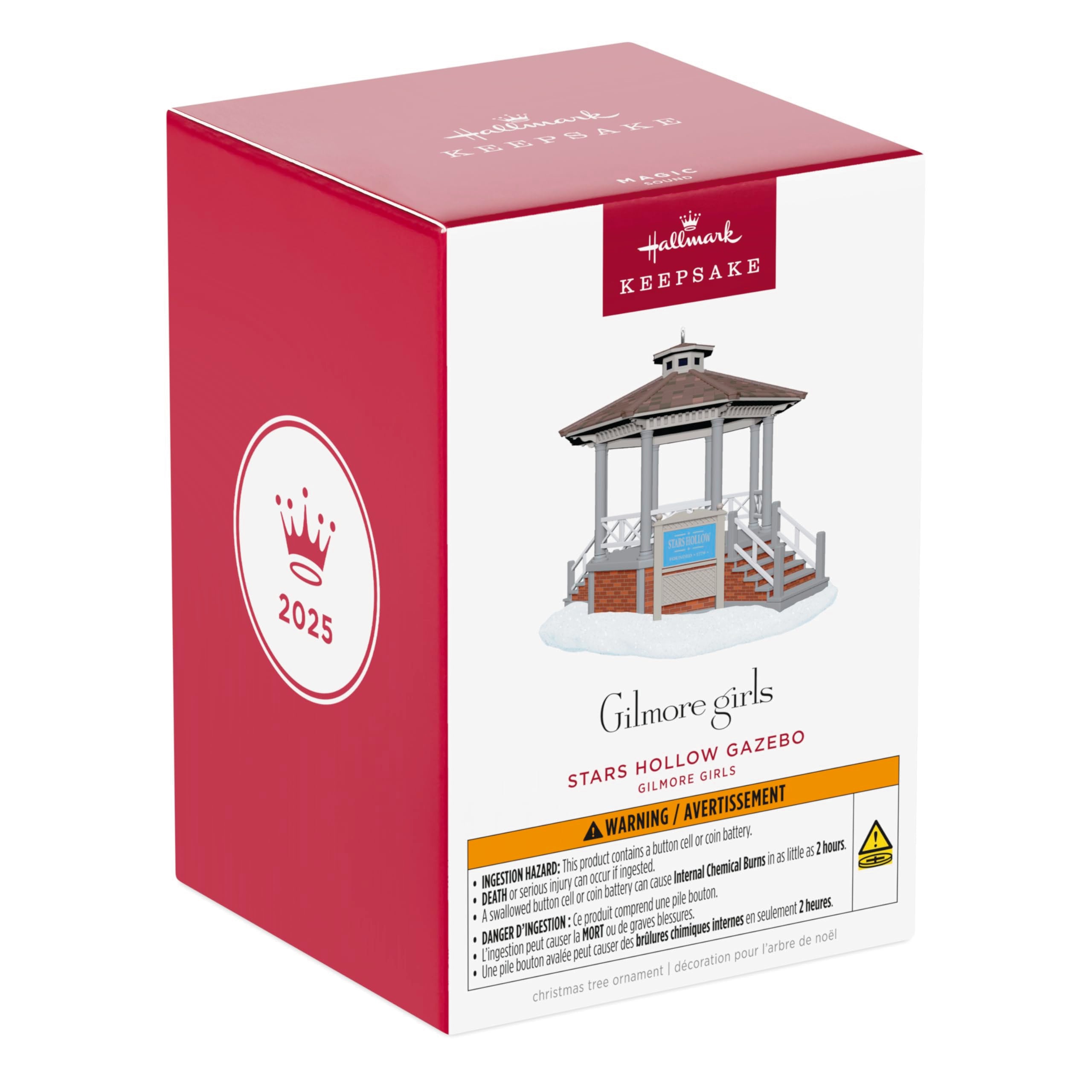 Stars Hollow Gazebo Gilmore Girls 2025 Hallmark Keepsake Christmas Ornament
