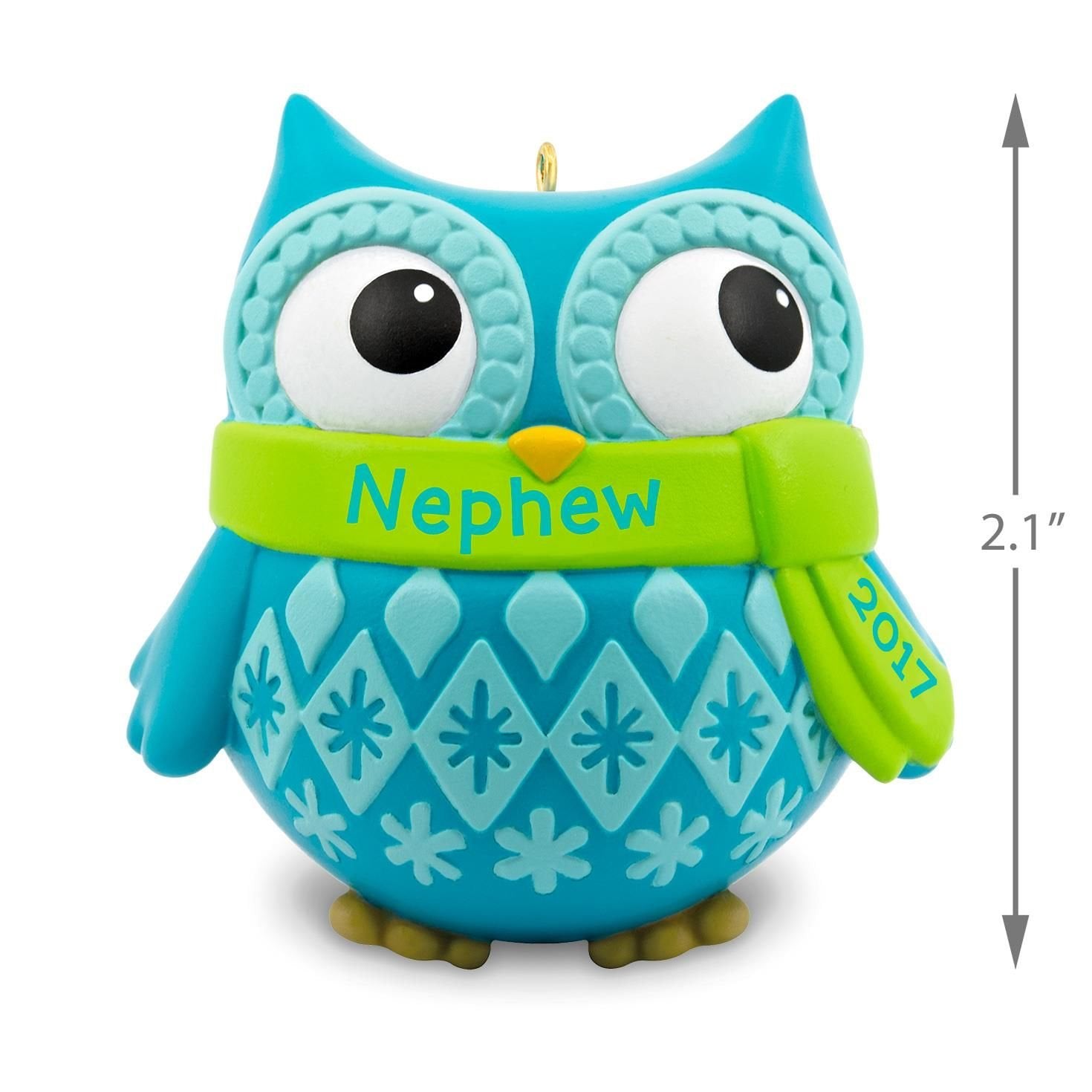 Hallmark 1295QGO1185 Nephew Keepsake Christmas Ornaments