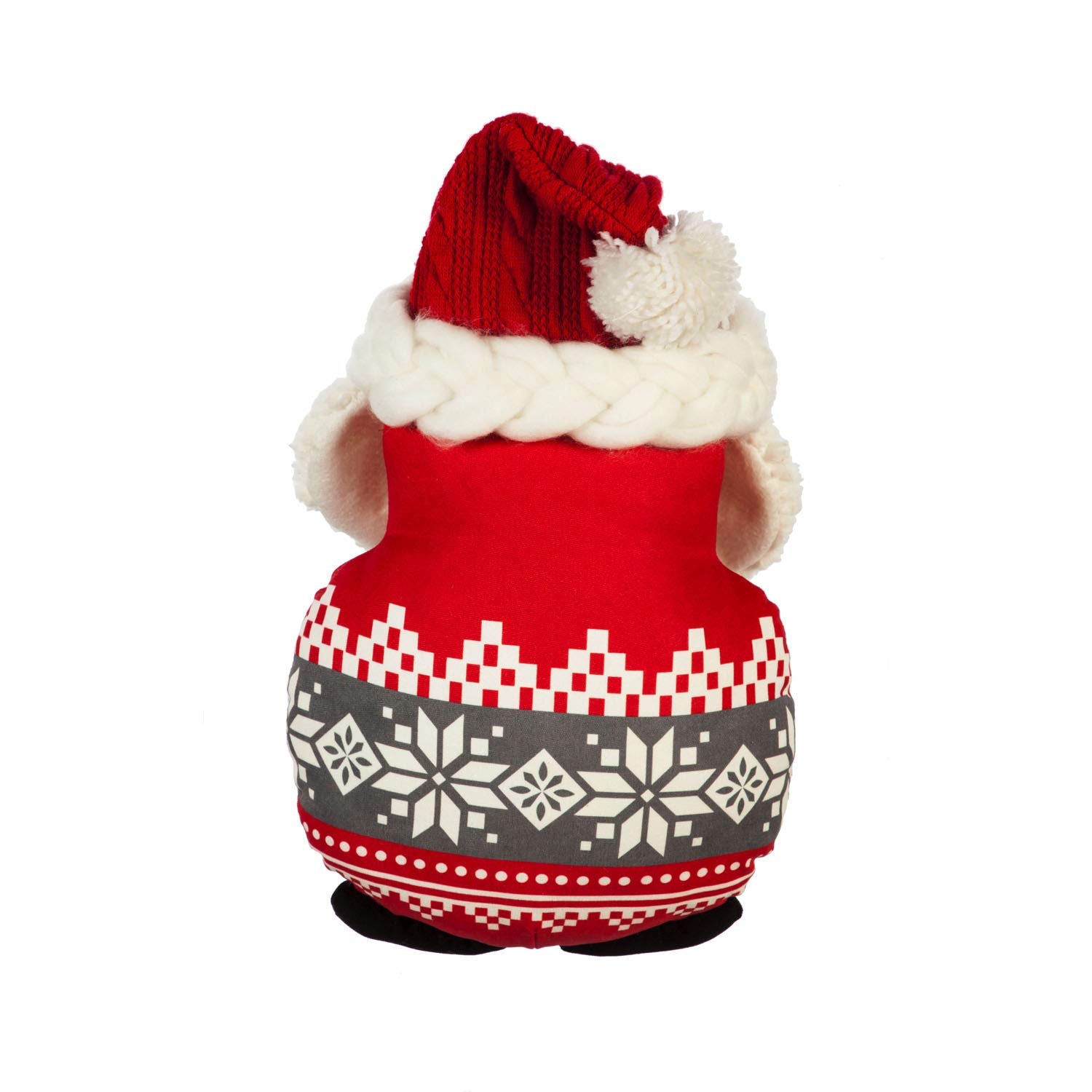 Cypress Home Beautiful Christmas Holiday Garden Gnome Shaped Comfrotable Pillow 10 x6 x 18 Incesh Indoor/Outdoor Decoration for Homes, Yards and Gardens