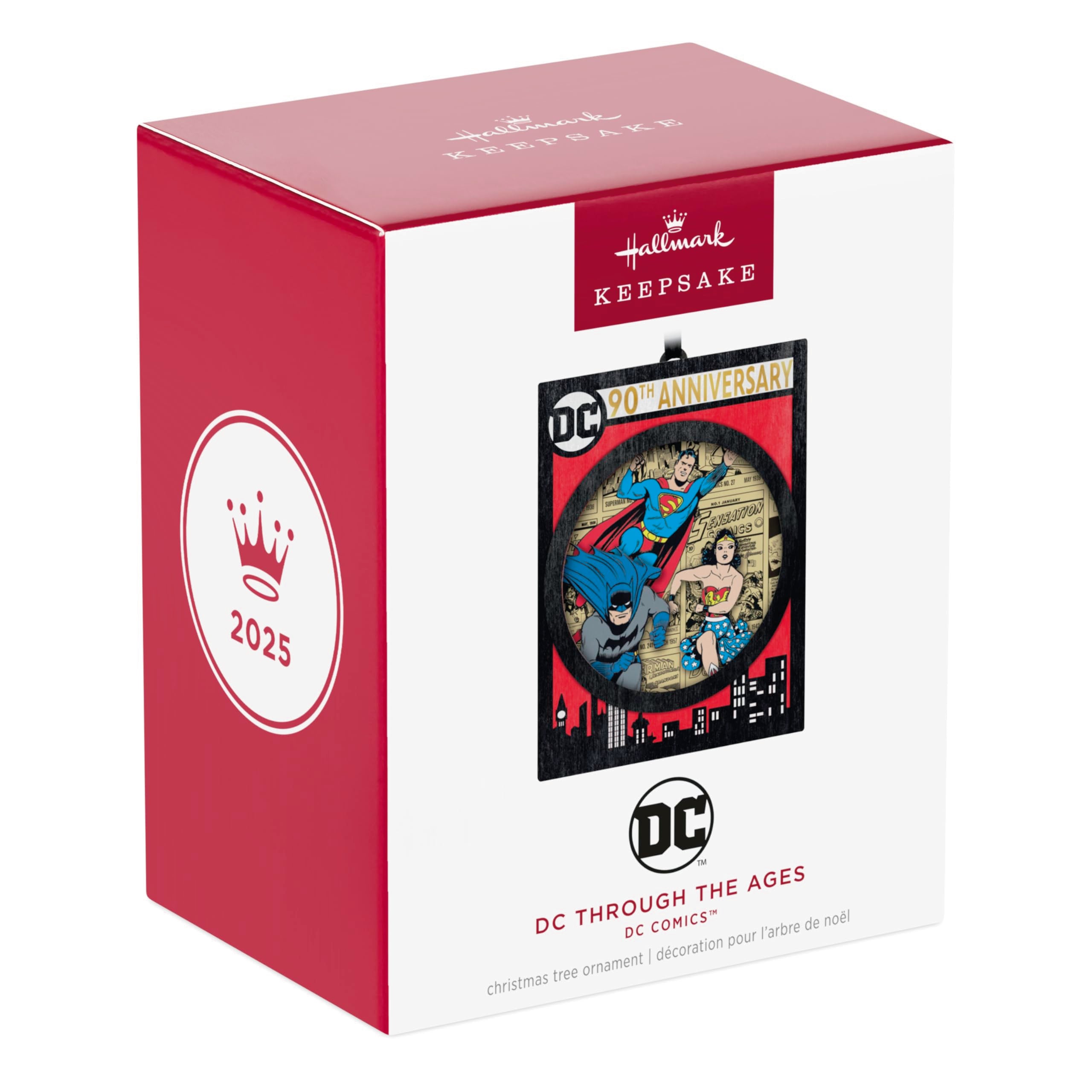 DC Through the Ages, DC Comics, 2025 Hallmark Keepsake Christmas Ornament