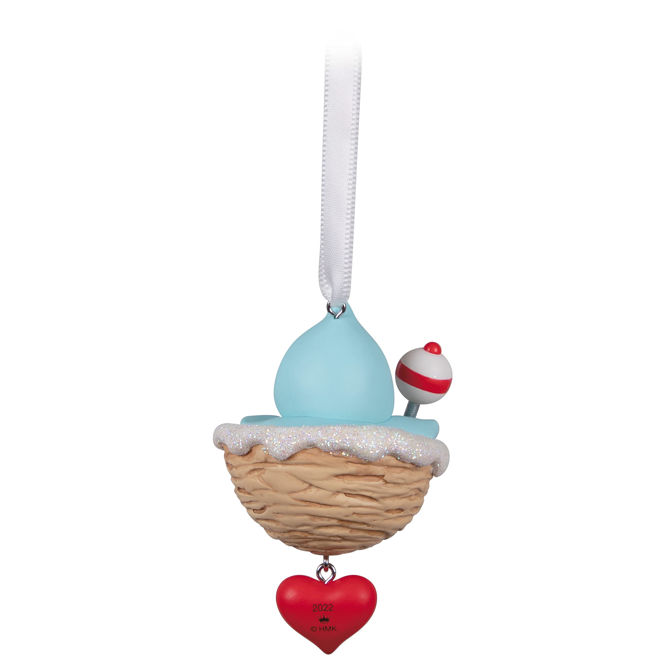 Hallmark Keepsake Plastic Christmas Ornament 2022 Year-Dated, Baby Boy’s First Christmas, Blue Bird