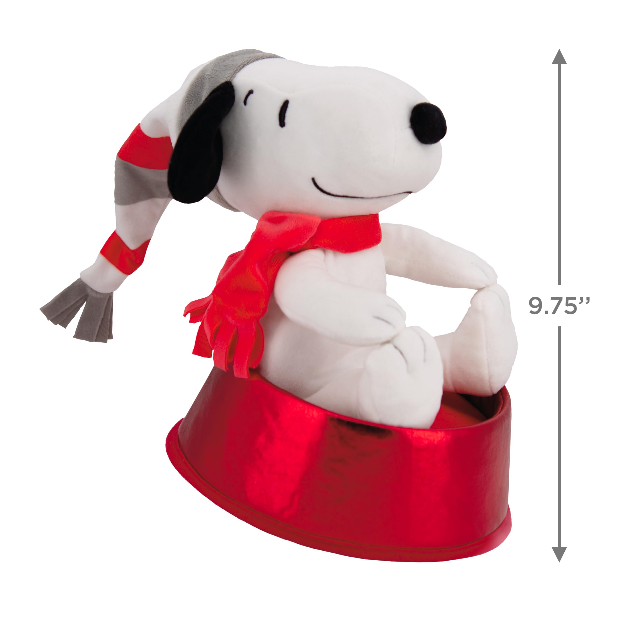 Snoopy Doghouse Plush Christmas Hallmark Tree Topper