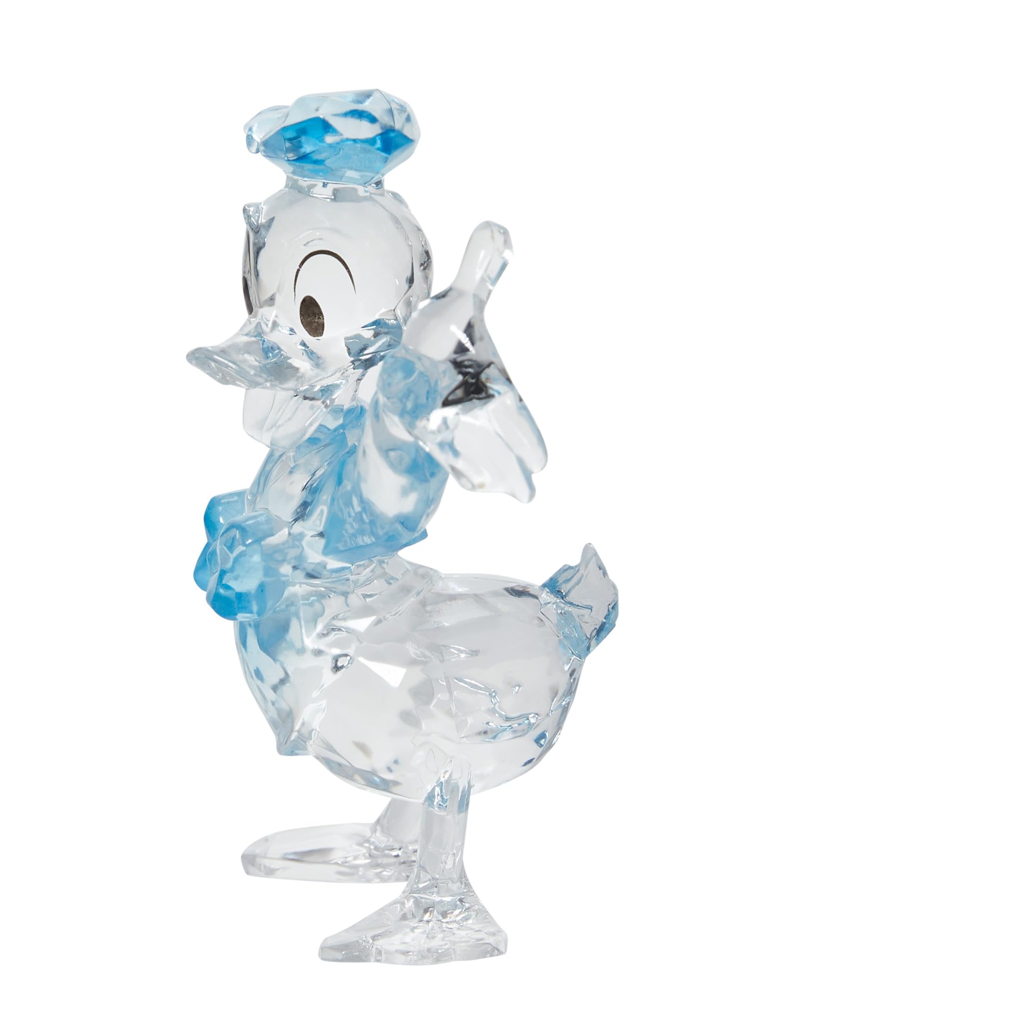 Enesco FACETS Disney Donald Duck Posing Miniature Figurine, 3.65 Inch, Blue