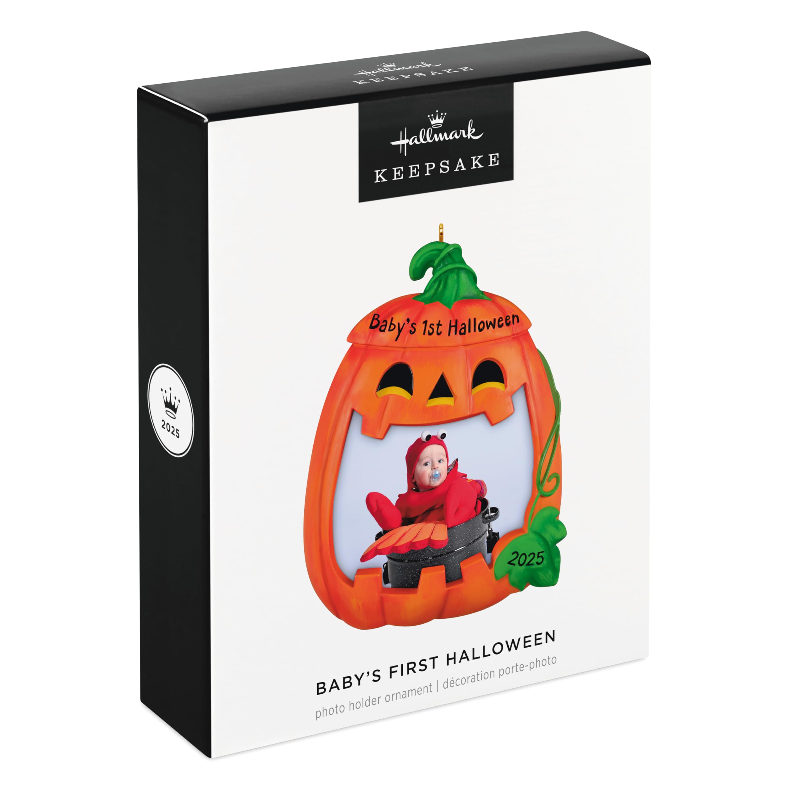Baby's First Halloween Photo Frame 2025 Hallmark Keepsake Christmas Ornament